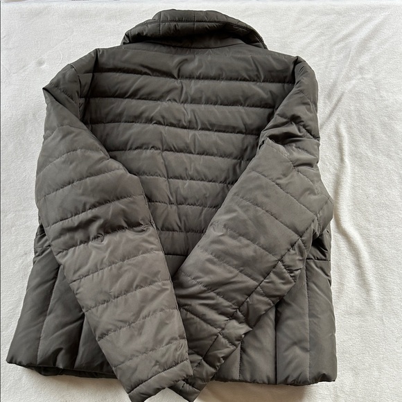 Kenneth Cole Reaction Olive Quilted Puffer Jacket - Picture 2 of 6